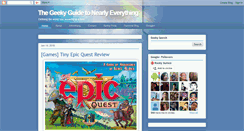 Desktop Screenshot of geeky-guide.com